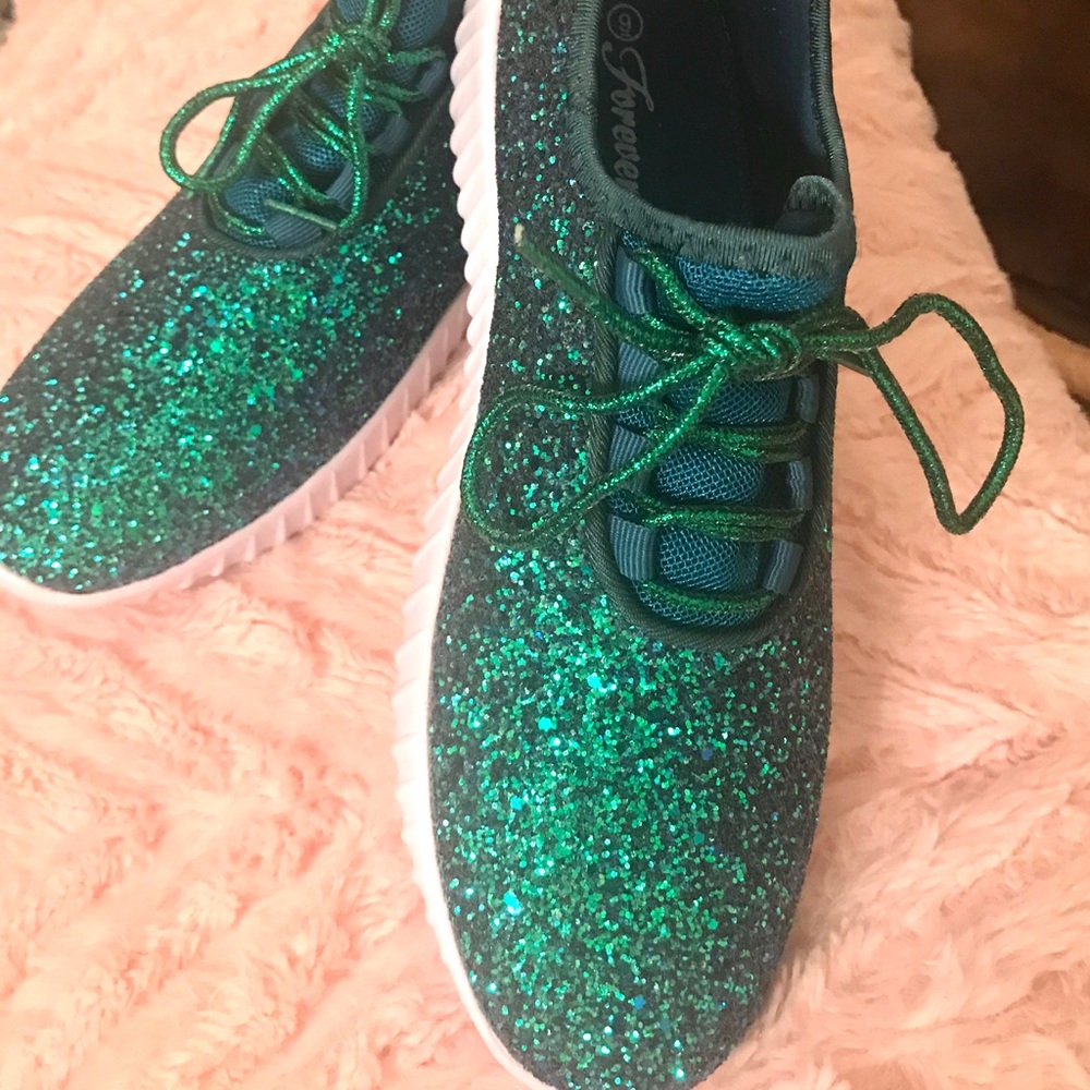 Mermaid sparkle shoes